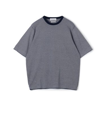 TOMORROWLAND Tricot シーアイランドコットン ハーフスリーブクルーネックニット