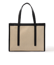 TOMORROWLAND キャンバスレザーコンビ トートバッグ