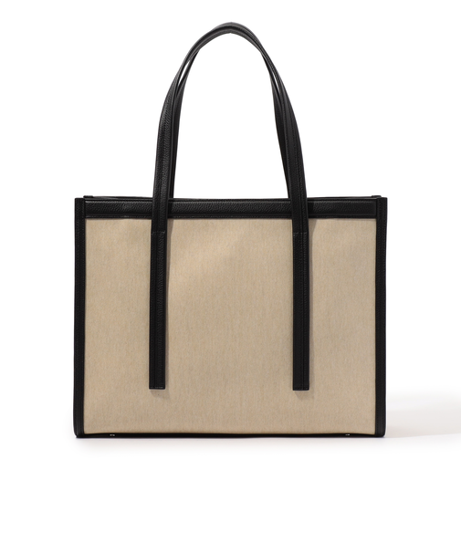 TOMORROWLAND キャンバスレザーコンビ トートバッグ