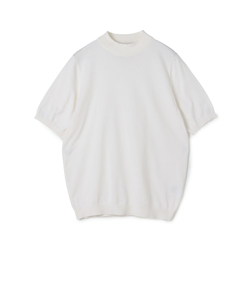 TOMORROWLAND tricot シルクコットン モックネックプルオーバーニット SESIA