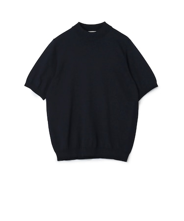 TOMORROWLAND tricot シルクコットン モックネックプルオーバーニット SESIA