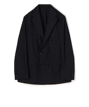 ウールシルク ダブルブレステッド 6Bジャケット