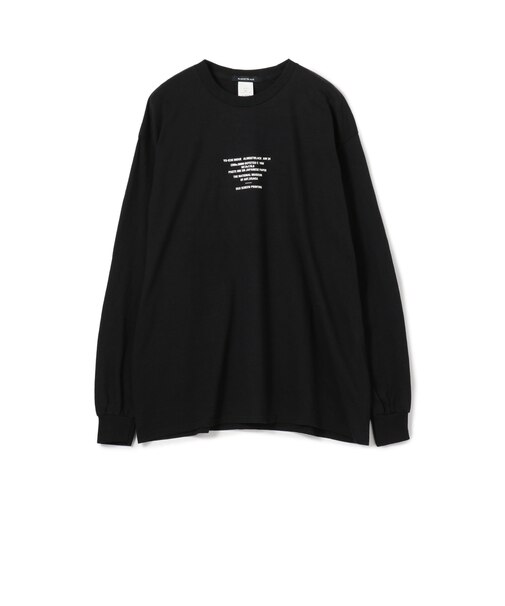 ALMOSTBLACK CREW NECK PRINT LONG