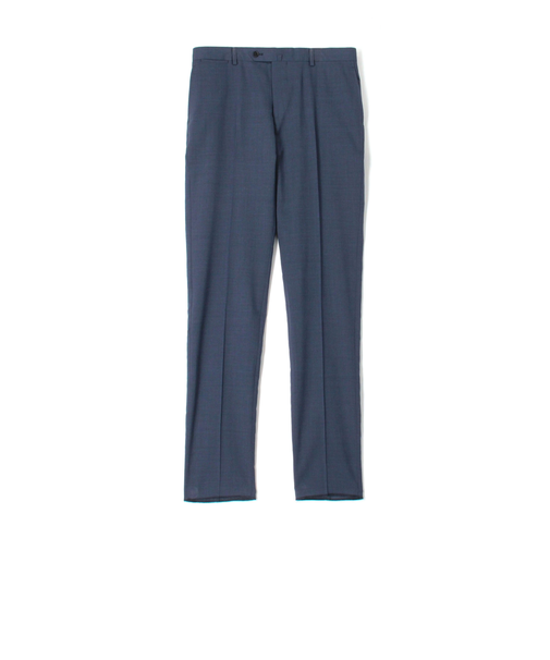 Super120'sウールポリエステル ノープリーツスリムスラックス