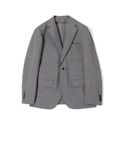 Super120'sウールポリエステル シングルブレステッド2Bジャケット