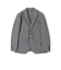Super120'sウールポリエステル シングルブレステッド2Bジャケット