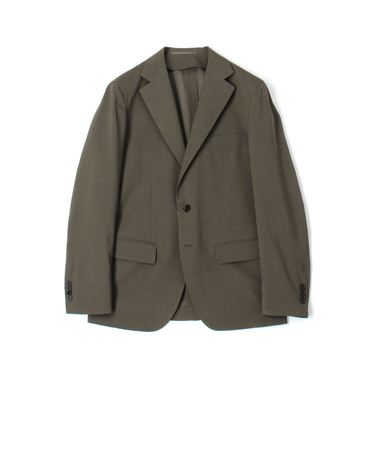 Super120'sウールポリエステル シングルブレステッド2Bジャケット