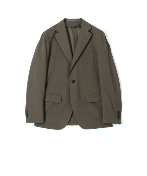 Super120'sウールポリエステル シングルブレステッド2Bジャケット
