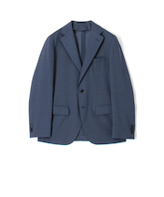 Super120'sウールポリエステル シングルブレステッド2Bジャケット