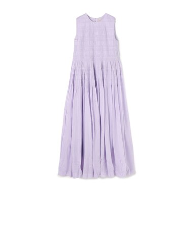 ne Quittez pas COTTON VOILE SHIRRING ドレス