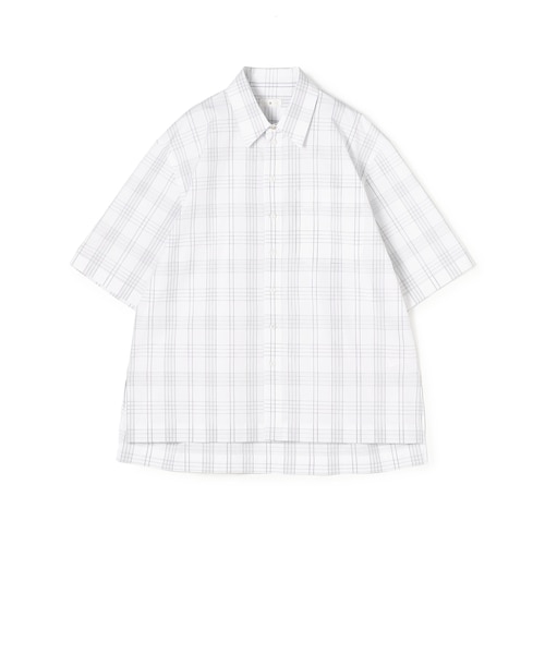 新品　Tomorrowland Collection 葉柄シャツ36 TOMORROWLAND .B チェック ハーフスリーブシャツ｜トゥモロ－ランドの