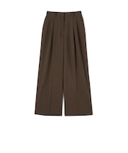 【WEB先行予約】エクストラファインポリエステルトロピカル タックワイドパンツ