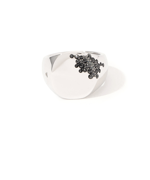 アクセサリー TOM WOOD Oval Black Molecule Ring 50 NEW ARRIVAL】TOM WOOD Black Molecule – GINZA SIX | GSIX