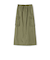 コットンレーヨンモールスキン カーゴマキシスカート
