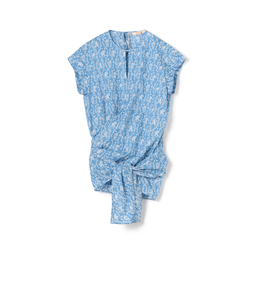 2025SS サマーリバティ コットンリボンブラウス 2025SS サマーリバティ コットンリボンブラウス