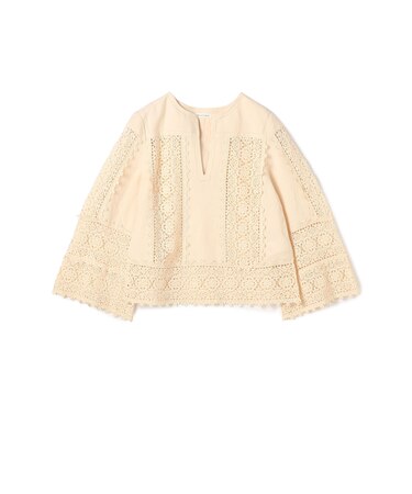 BY MALENE BIRGER DONNA レースエンブロイダリーブラウス