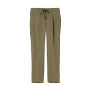 コットンナイロンシャンブレー 1プリーツ イージースラックス FABRICA