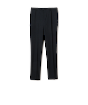 Super120'sウールポリエステル ノープリーツスリムスラックス