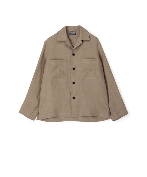 ベルジャンリネン シャツブルゾン LIBECO