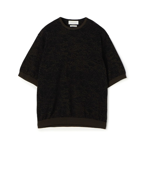 TOMORROWLAND tricot ギザコットン クルーネックカーディガン