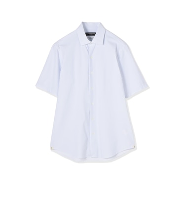 ナイロンポリエステル ワイドスプレッドカラー ハーフスリーブシャツ CANCLINI