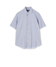 ナイロンポリエステル ワイドスプレッドカラー ハーフスリーブシャツ CANCLINI