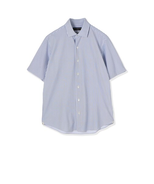 ナイロンポリエステル ワイドスプレッドカラー ハーフスリーブシャツ CANCLINI