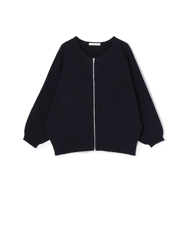 ストレッチコットン ジップアップブルゾン