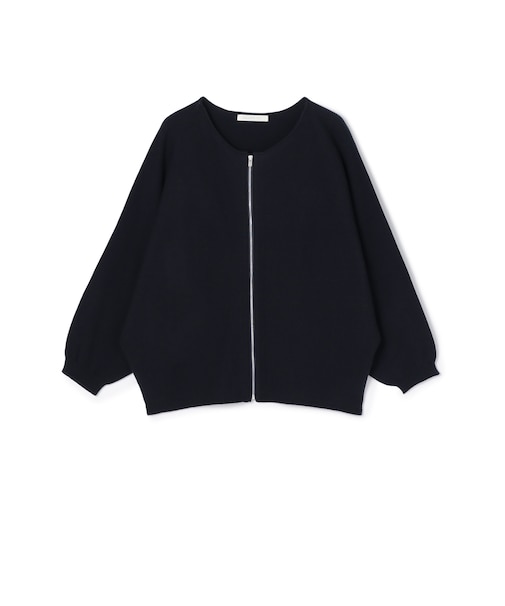 ストレッチコットン ジップアップブルゾン