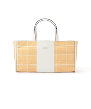 Ele`Sac CHECK WIDE TOTE バッグ