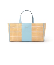 Ele`Sac CHECK WIDE TOTE バッグ