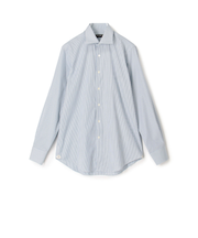 120/2コットン キャンディストライプ  レギュラーカラー ドレスシャツ