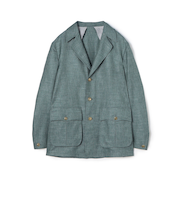 バンブーシルクコットン サファリジャケット HAVANA DORMEUIL