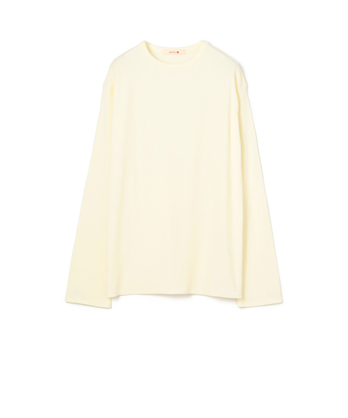 ハイツイストレース コットンロングプルオーバー