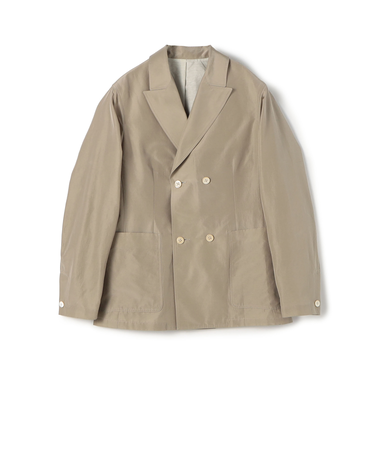 コットンシルク ダブルブレステッド 4Bジャケット