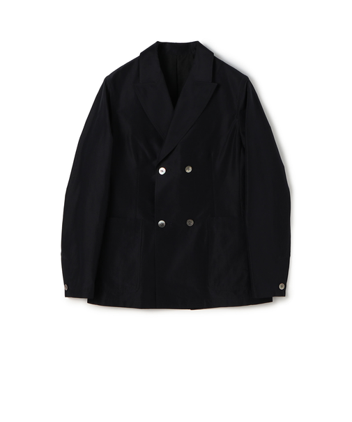 コットンシルク ダブルブレステッド 4Bジャケット
