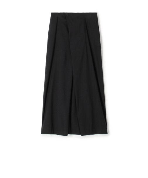 リネンストレッチ ラップスカート