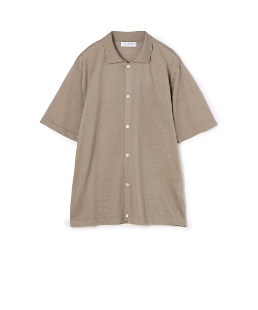 ラミー ハーフスリーブ ニットシャツ