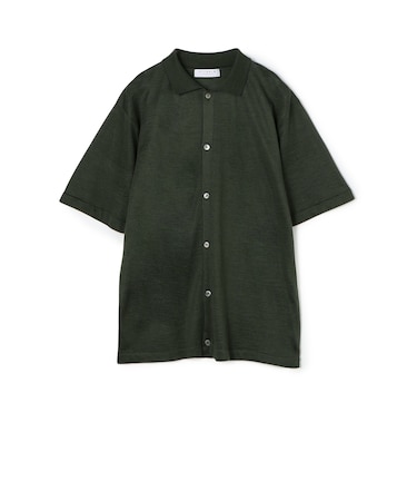 ラミー ハーフスリーブ ニットシャツ