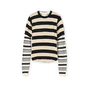 MARNI ROUNDNECK ボーダートップス