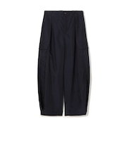 【WEB先行予約】ナイロンシルクタフタ タックカーゴパンツ