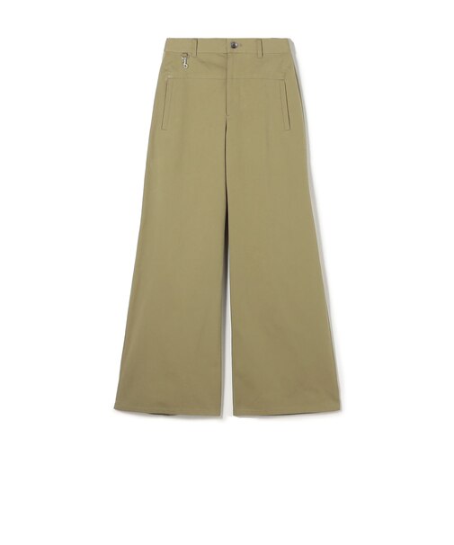 【WEB先行予約】モイストコットン セミワイドパンツ