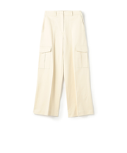 【WEB先行予約】コットンサテン カーゴパンツ