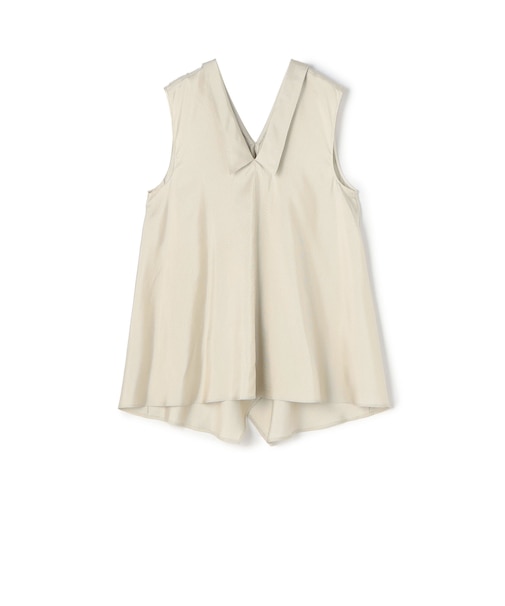 【WEB先行予約】シルクストライプ スカーフラインブラウス