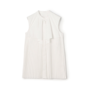 スパンブロード フロントドレープブラウス