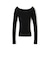 Courreges OFF SHOULDER RIB KNIT TOP