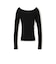 Courreges OFF SHOULDER RIB KNIT TOP