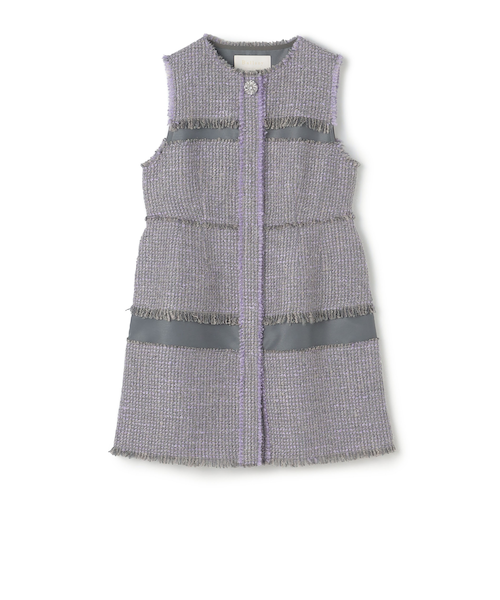 Balley ブロッキングツイード ミドルジレ □ブロッキングツイード ミドルジレ｜トゥモローランド 公式通販