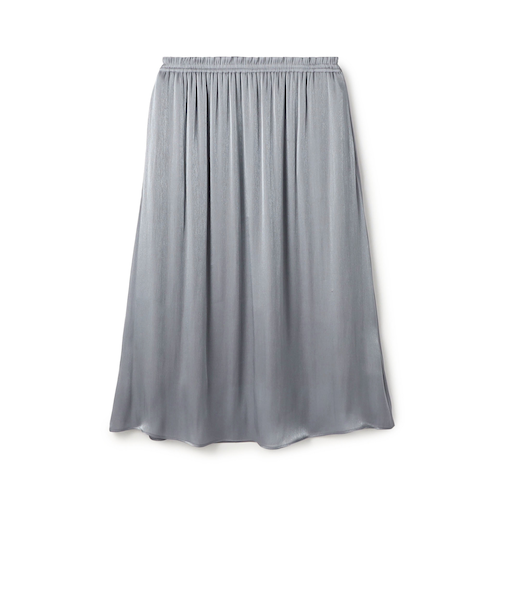 スパークルサテン ギャザースカート