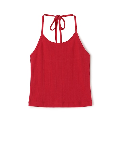 アイレットジャージー ホルターネック キャミソール